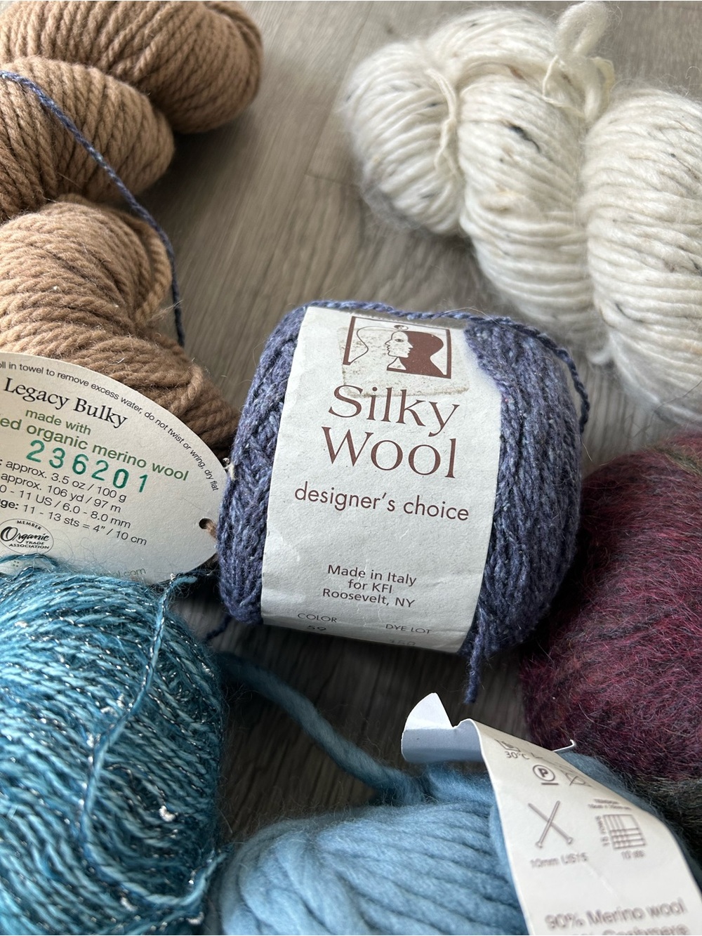 Lot of wool blend yarn - Picture 7 of 8